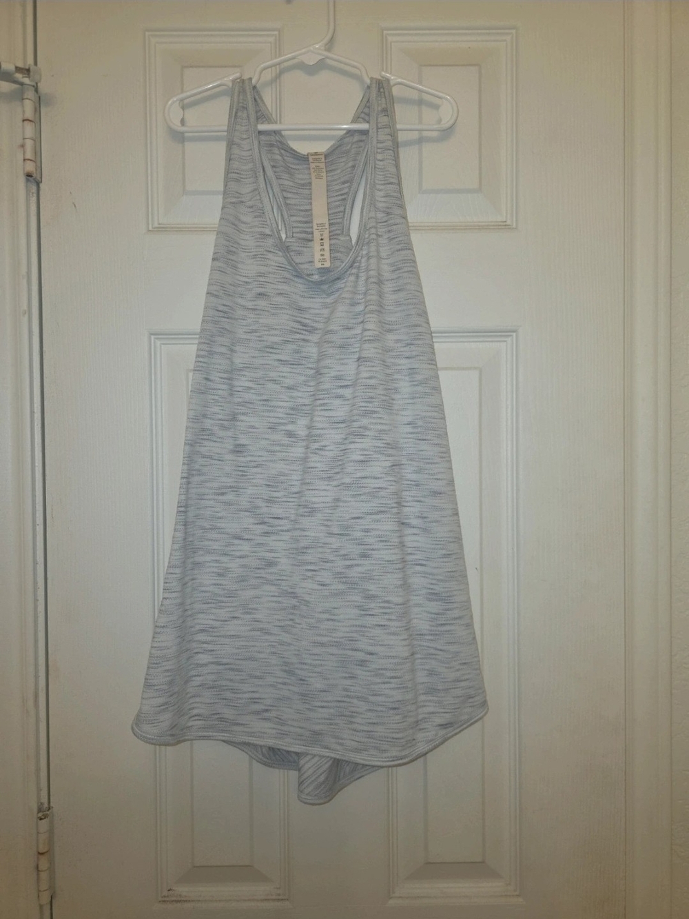 Lululemon athletica Light Heather Gray Racerback Tank